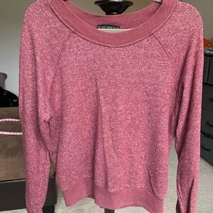 Rosie Harlow Women's Heathered Rose Crew Neck Sweater
